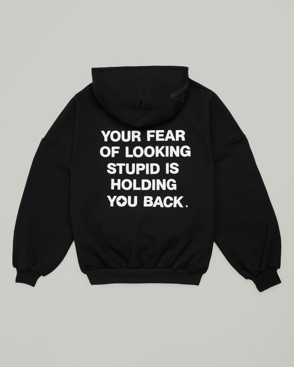 YOUR FEAR OF LOOKING STUPID IS HOLDING YOU BACK HOODIE